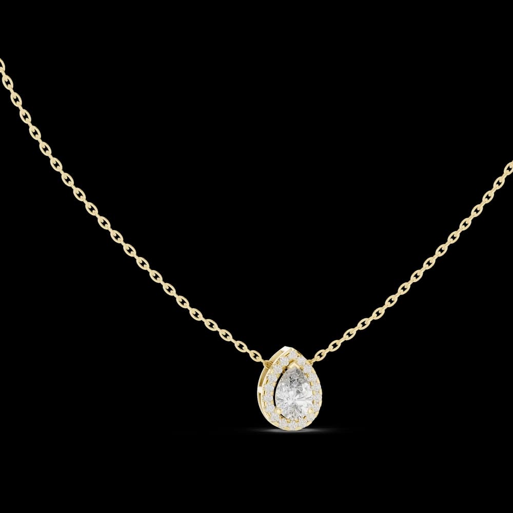 Gentle Touch lab grown diamond pendant - Image 3 Gentle Touch lab grown diamond pendant, view 3 of 6