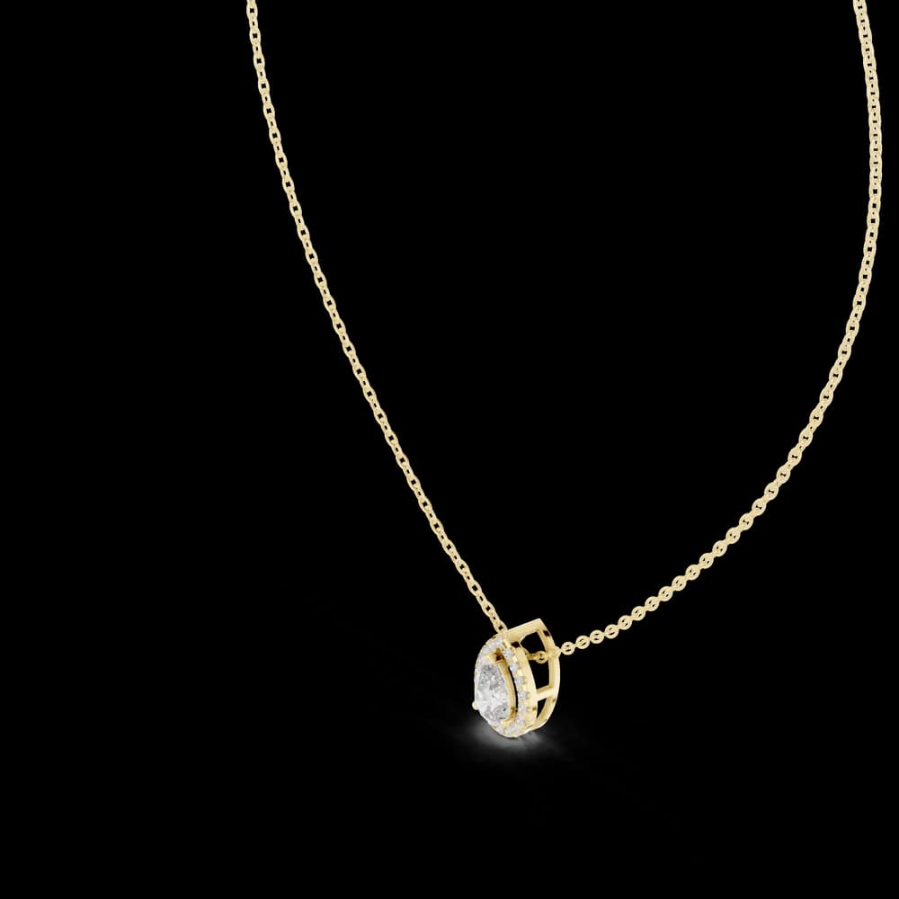 Gentle Touch lab grown diamond pendant - Image 5 Gentle Touch lab grown diamond pendant, view 5 of 6