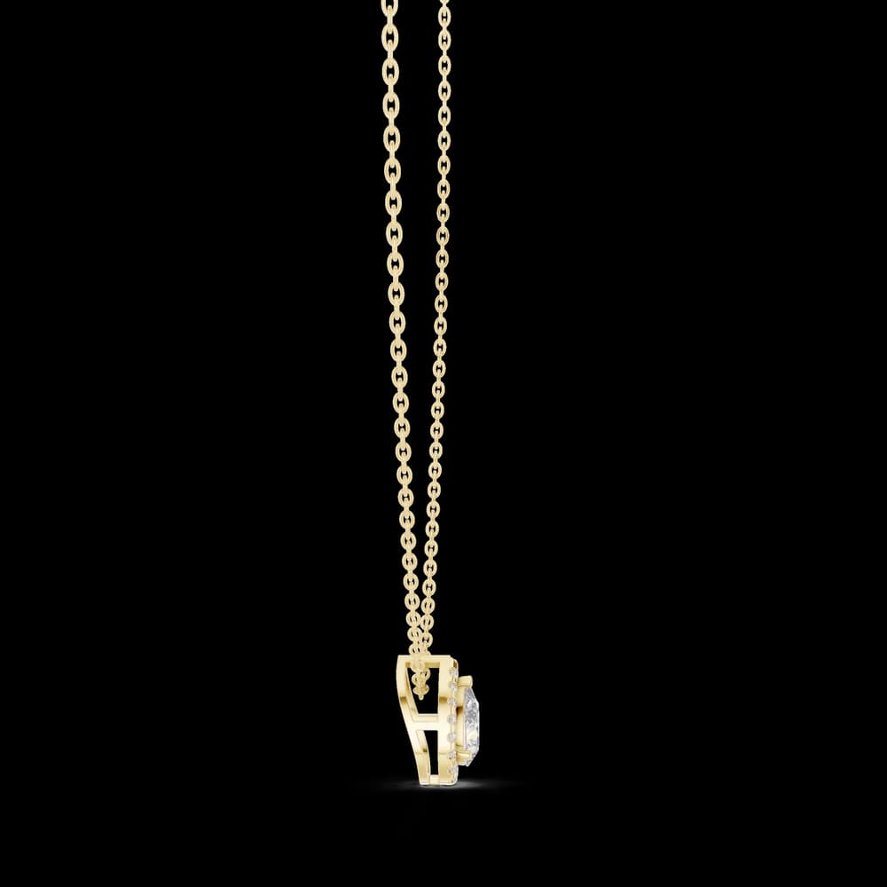 Gentle Touch lab grown diamond pendant - Image 6 Gentle Touch lab grown diamond pendant, view 6 of 6