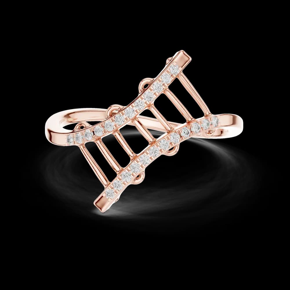 Genuine Lab grown diamond Rings set - Image 1 Genuine Lab grown diamond Rings set, view 1 of 6