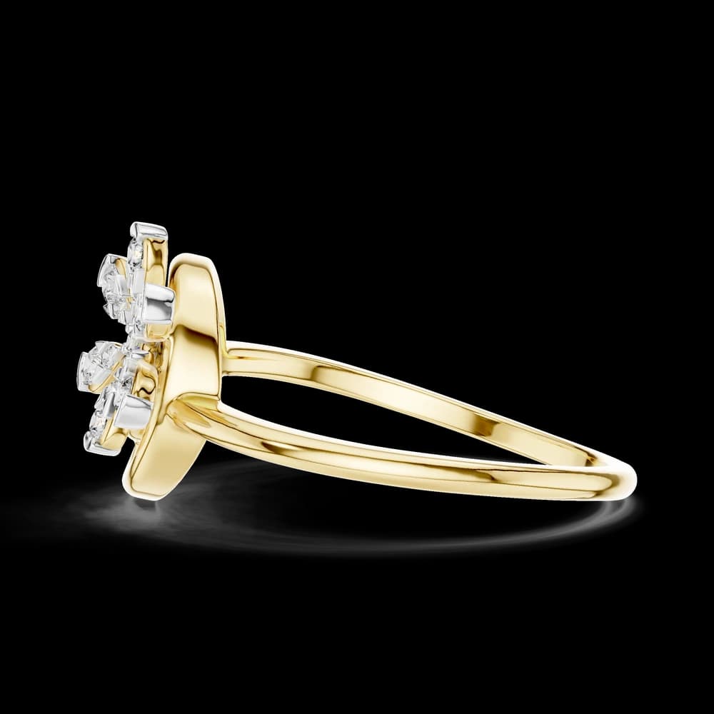 Gilded Lab grown diamond Rings style - Image 6 Gilded Lab grown diamond Rings style, view 6 of 6
