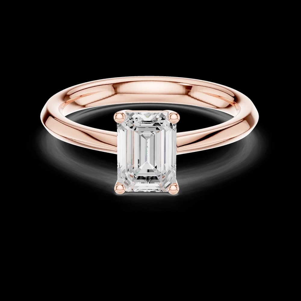 Glacial Grace Lab Grown Solitaire Diamond Ring - Image 1 Glacial Grace Lab Grown Solitaire Diamond Ring, view 1 of 6