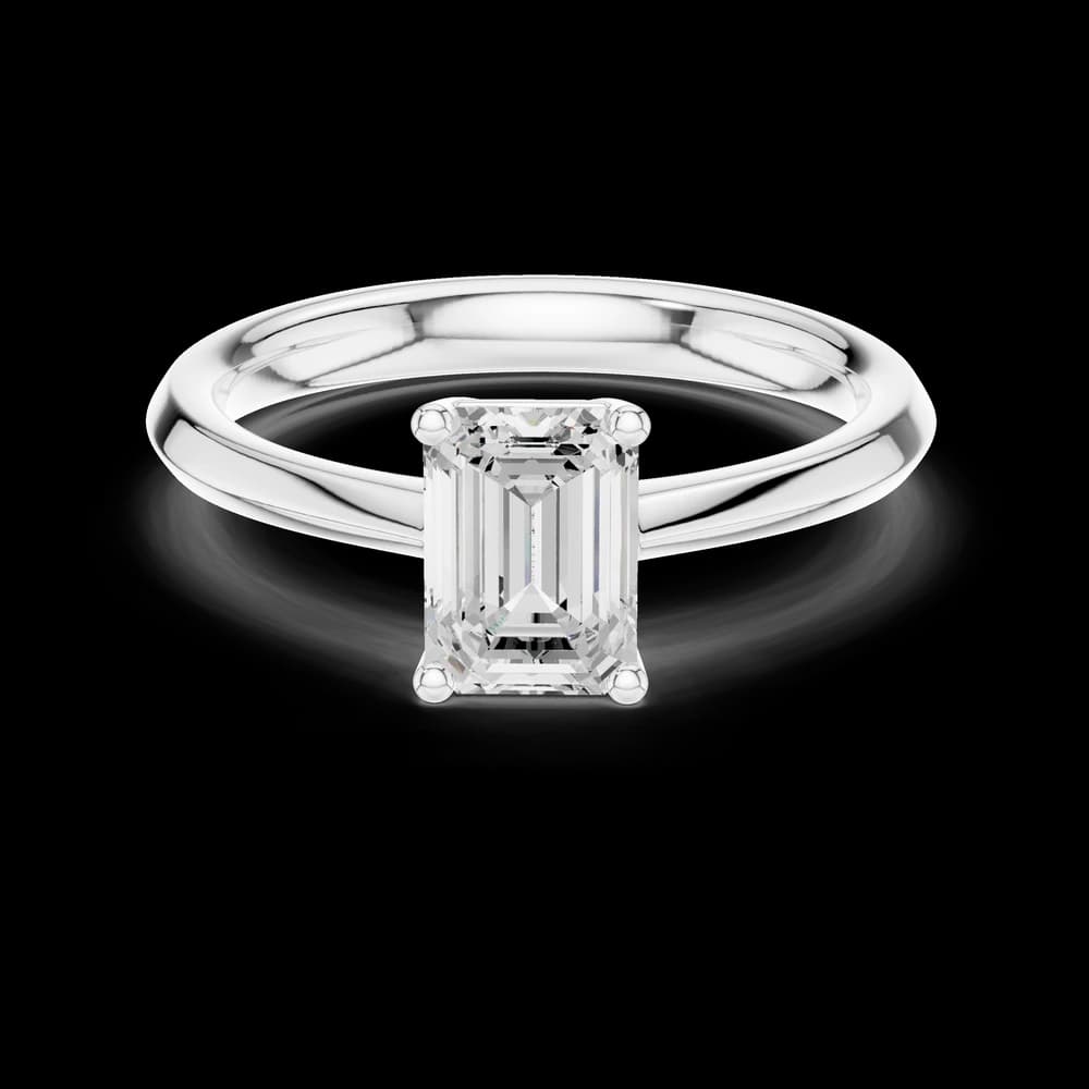 Glacial Grace Lab Grown Solitaire Diamond Ring - Image 2 Glacial Grace Lab Grown Solitaire Diamond Ring, view 2 of 6