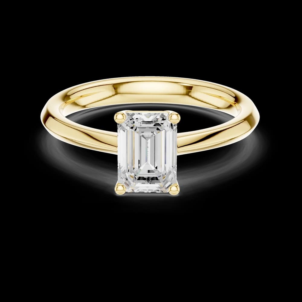 Glacial Grace Lab Grown Solitaire Diamond Ring - Image 3 Glacial Grace Lab Grown Solitaire Diamond Ring, view 3 of 6