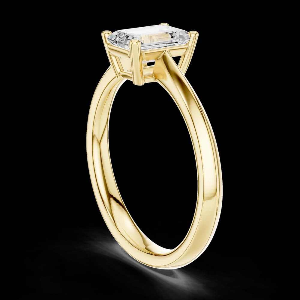 Glacial Grace Lab Grown Solitaire Diamond Ring - Image 4 Glacial Grace Lab Grown Solitaire Diamond Ring, view 4 of 6