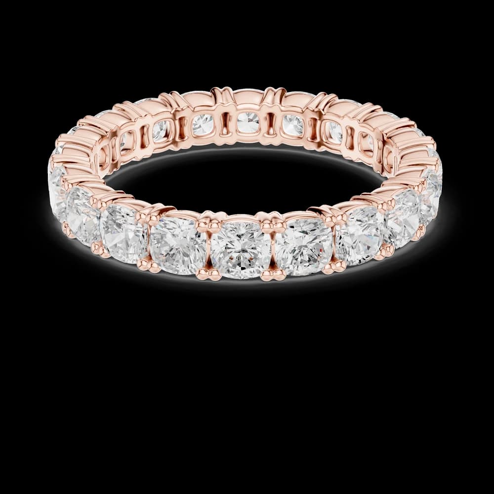 Round Full Eternity Lab Grown Band - Image 1 Round Full Eternity Lab Grown Band, view 1 of 6