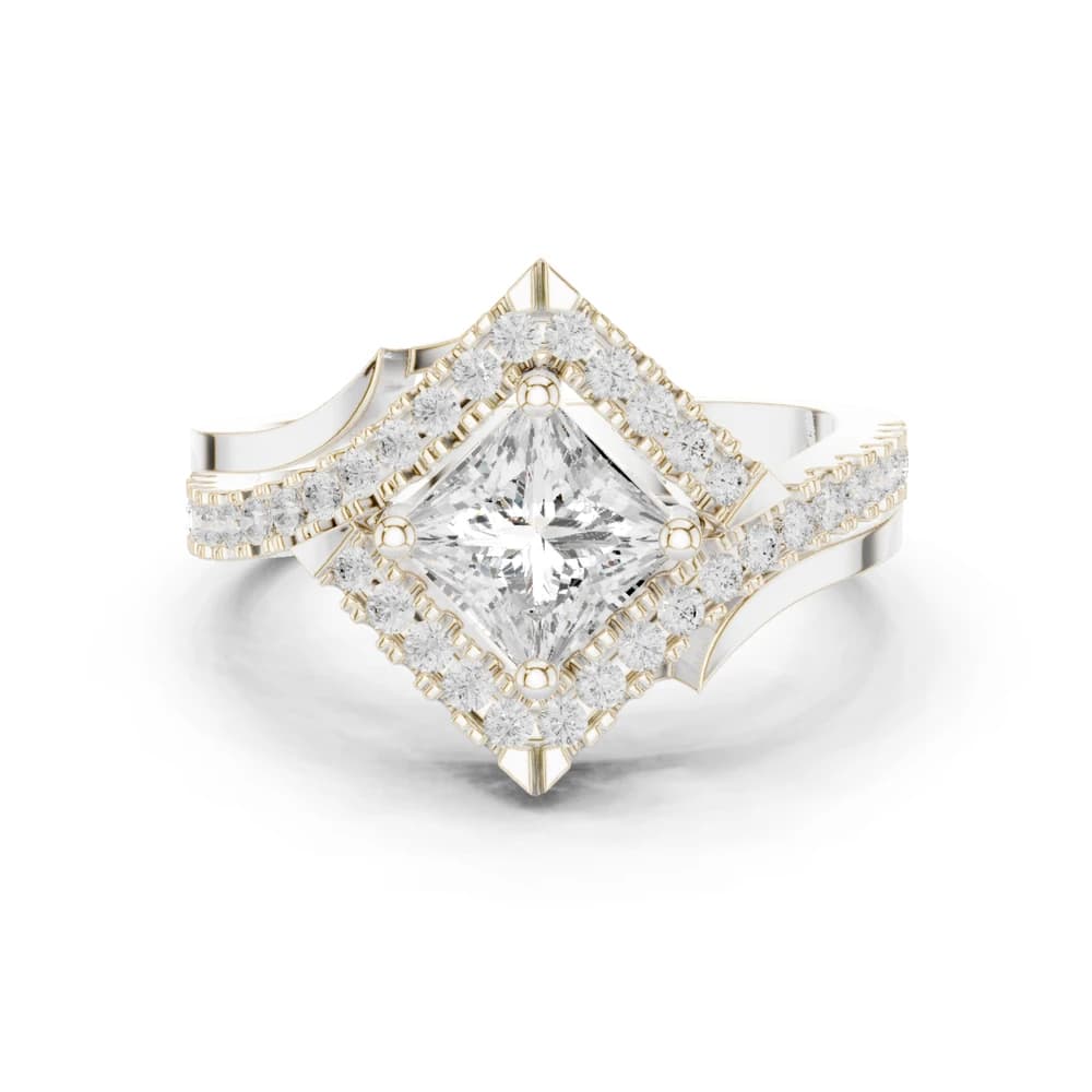 Glacier Peak Lab Grown Diamond Baguette Ring - Image 2 Glacier Peak Lab Grown Diamond Baguette Ring, view 2 of 9