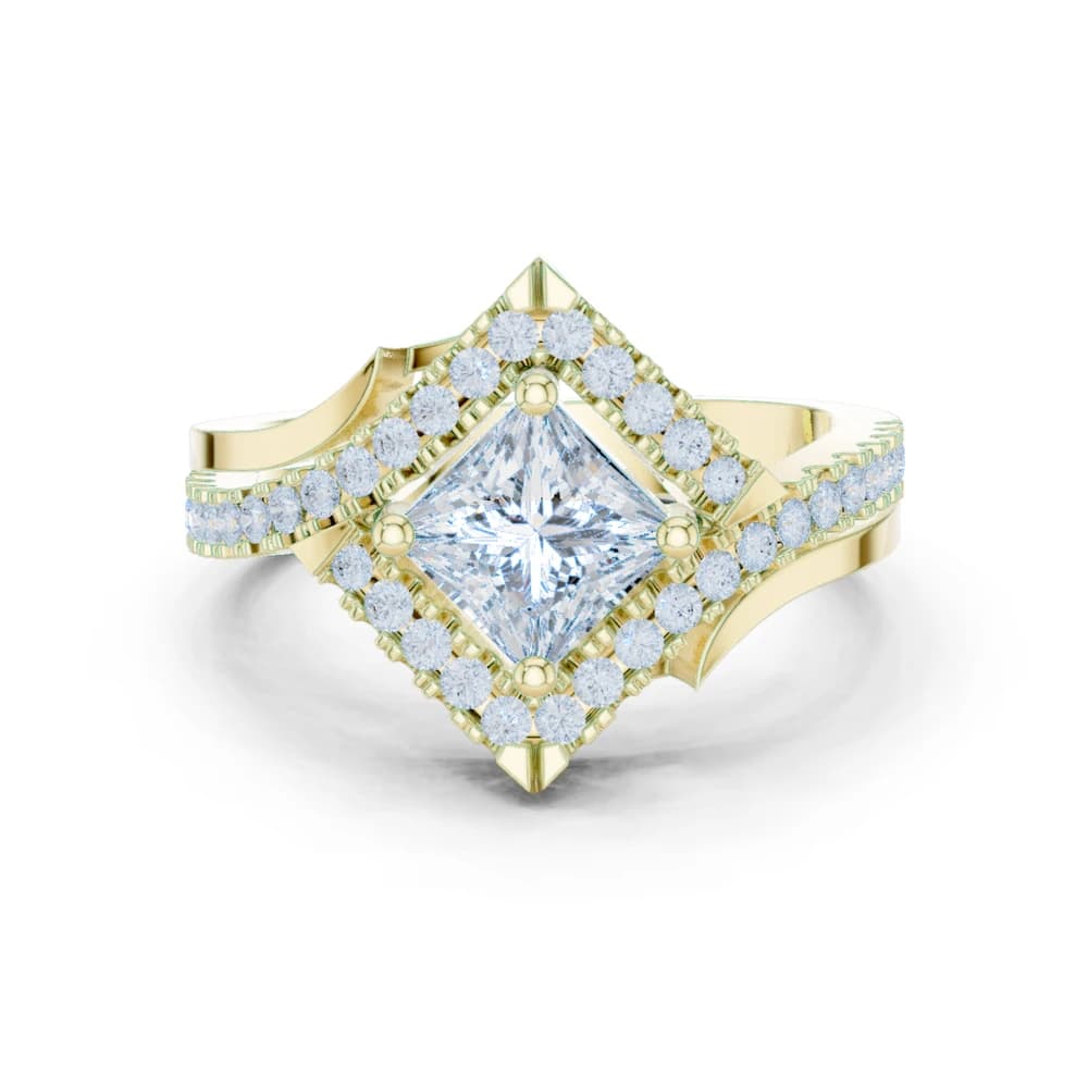 Glacier Peak Lab Grown Diamond Baguette Ring - Image 3 Glacier Peak Lab Grown Diamond Baguette Ring, view 3 of 9
