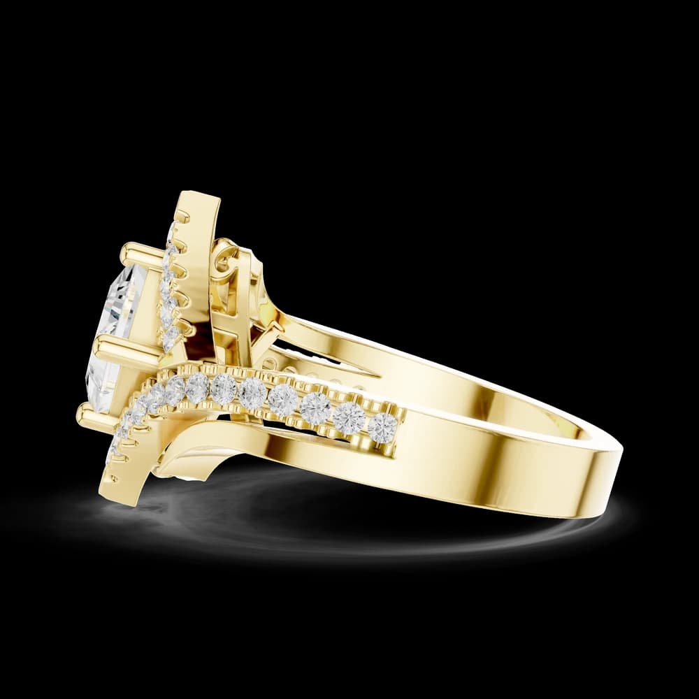 Glacier Peak Lab Grown Diamond Baguette Ring - Image 9 Glacier Peak Lab Grown Diamond Baguette Ring, view 9 of 9