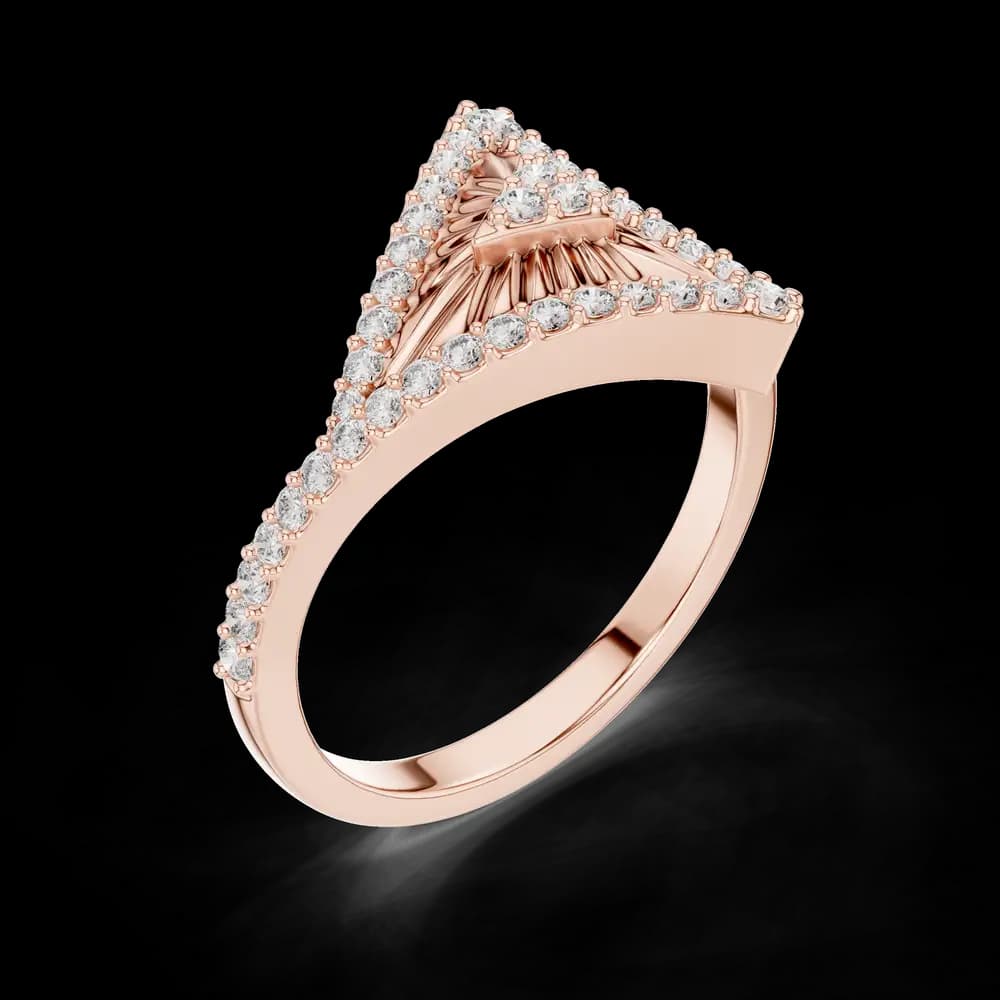 Glamorous Lab grown diamond ring piece - Image 1 Glamorous Lab grown diamond ring piece, view 1 of 1