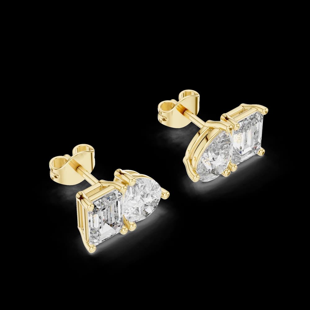 Gleam Lab grown diamond Earrings piece - Image 5 Gleam Lab grown diamond Earrings piece, view 5 of 6