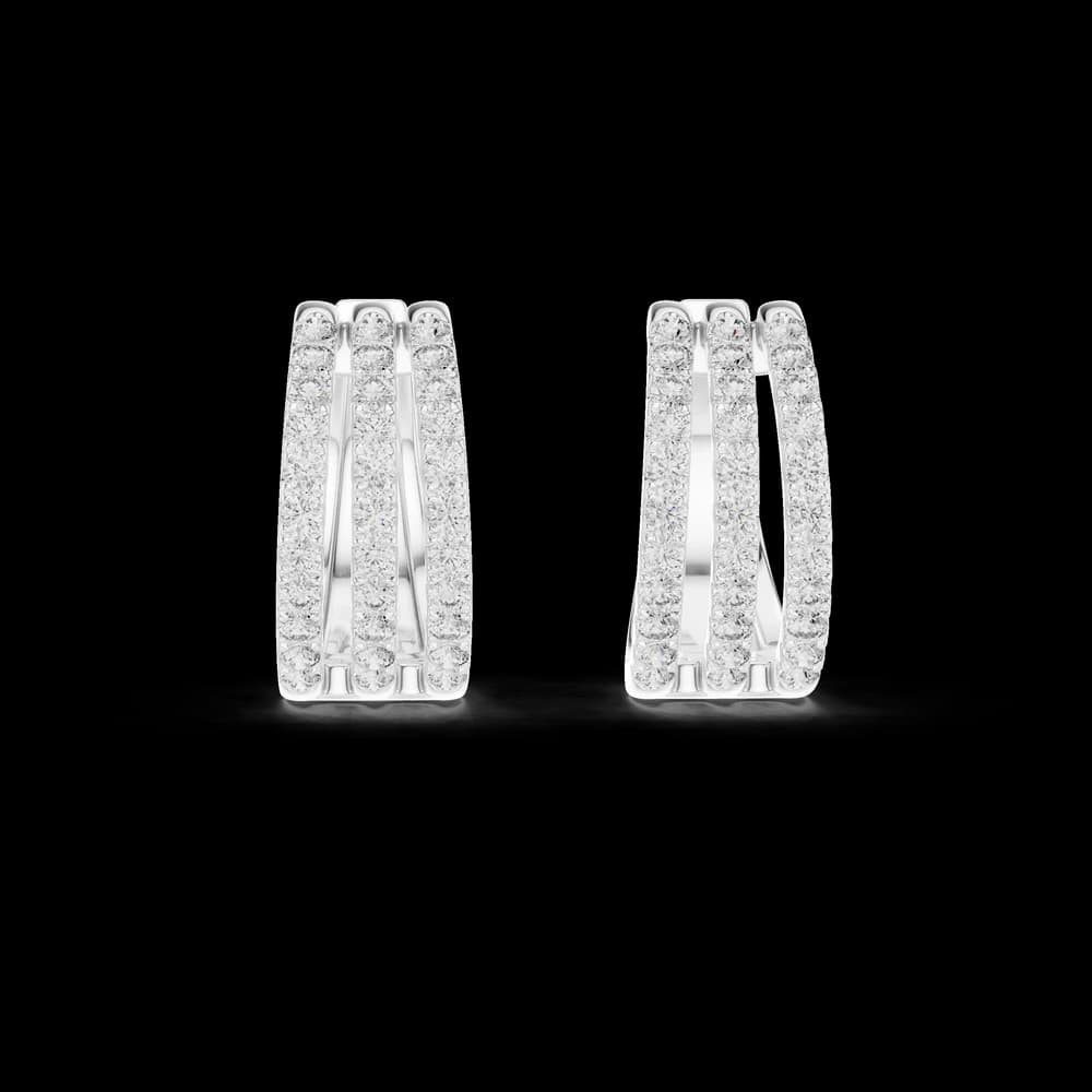 Gleams Lab grown diamond Earrings design - Image 2 Gleams Lab grown diamond Earrings design, view 2 of 6