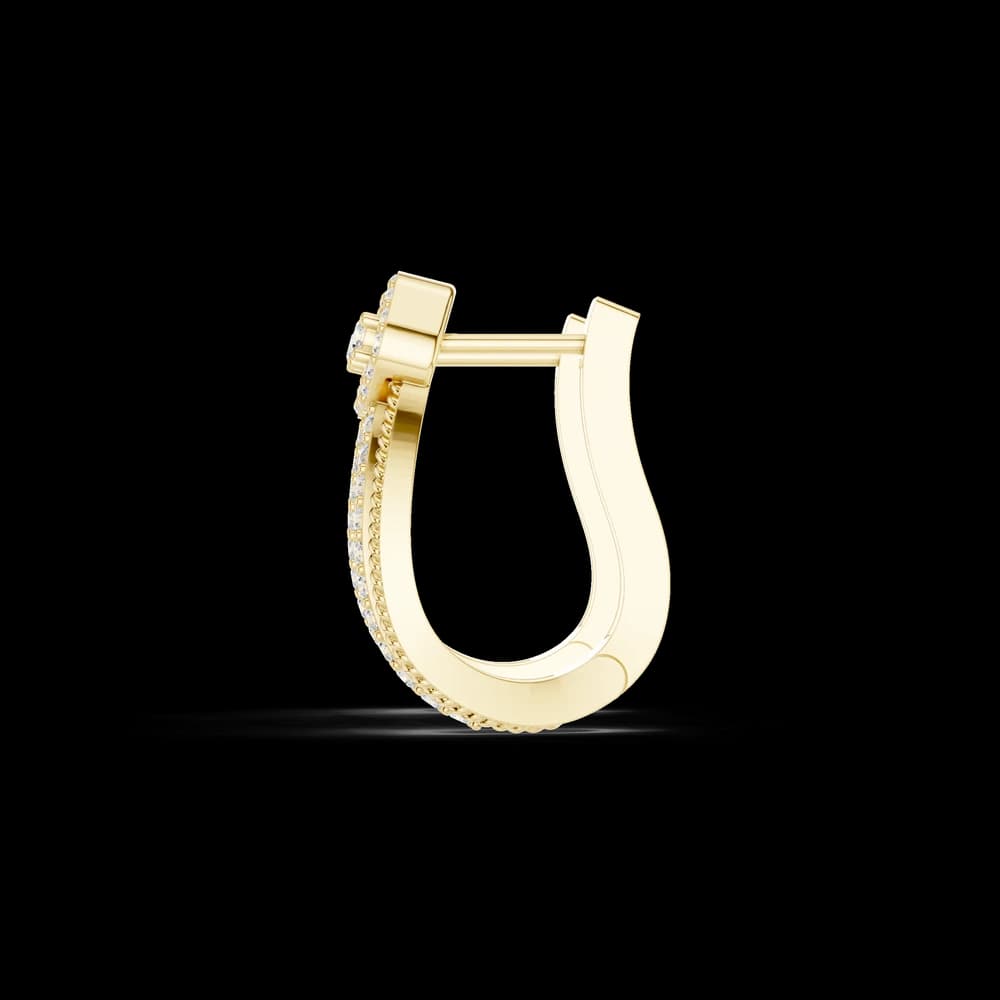 Glitz Glamour Lab Grown Diamond Earrings Accents - Image 6 Glitz Glamour Lab Grown Diamond Earrings Accents, view 6 of 6