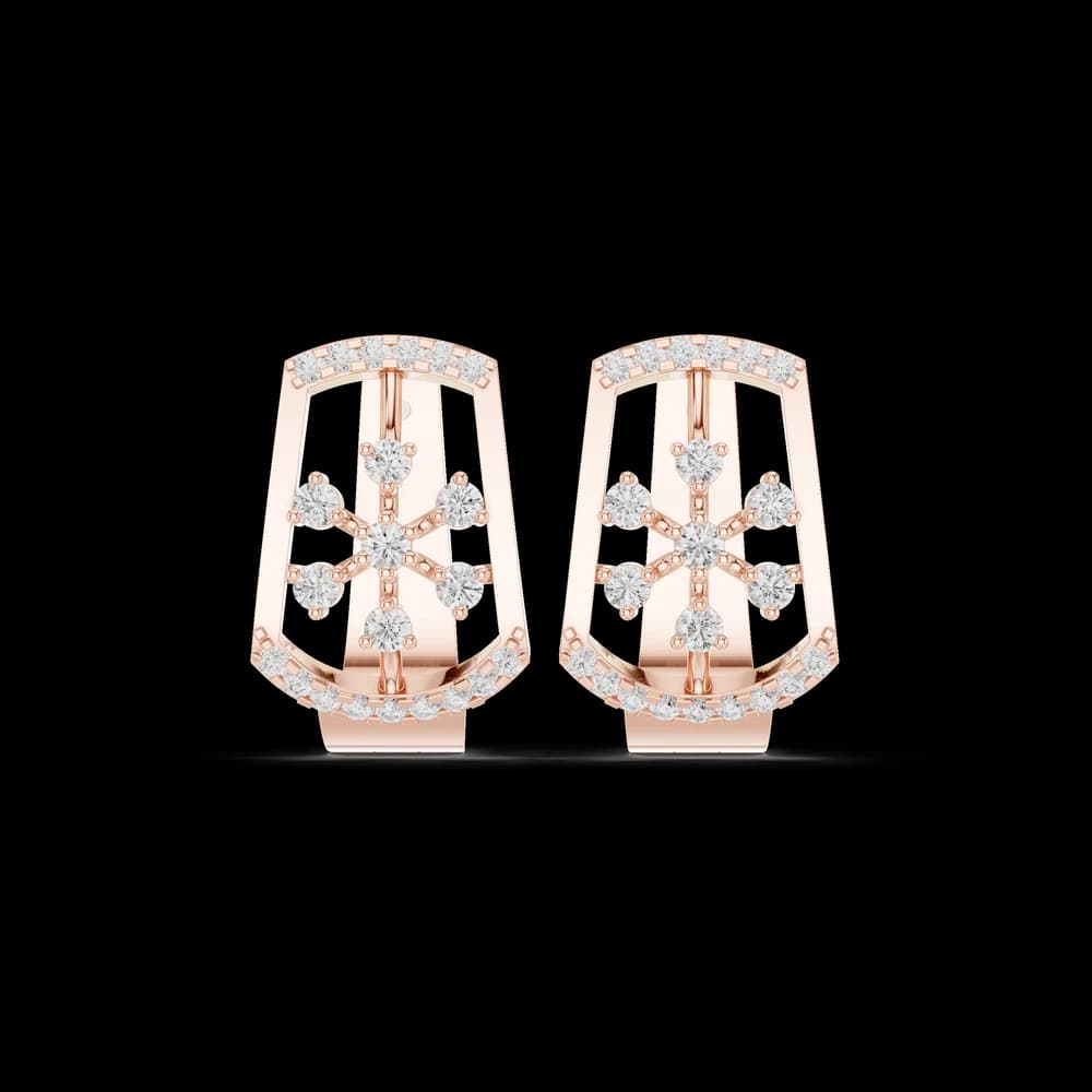 Global Trend lab grown diamond earring design - Image 1 Global Trend lab grown diamond earring design, view 1 of 6