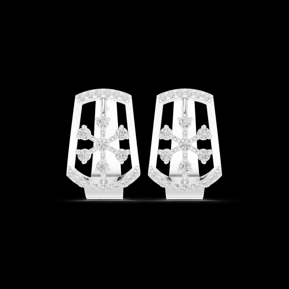 Global Trend lab grown diamond earring design - Image 2 Global Trend lab grown diamond earring design, view 2 of 6