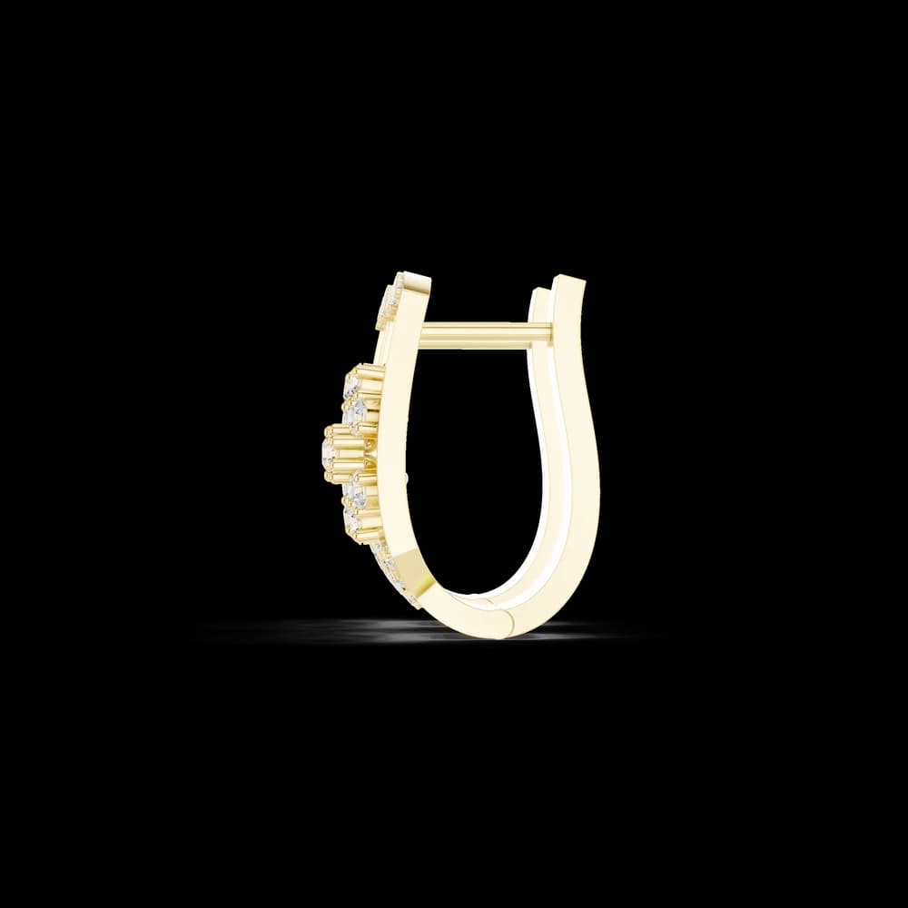 Global Trend lab grown diamond earring design - Image 6 Global Trend lab grown diamond earring design, view 6 of 6