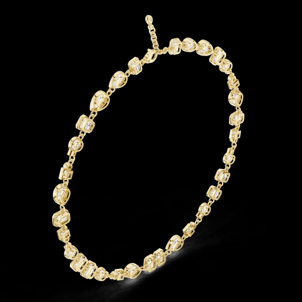 Glorious Emerald Princess Lab Grown Necklace - Image 5 Glorious Emerald Princess Lab Grown Necklace, view 5 of 6
