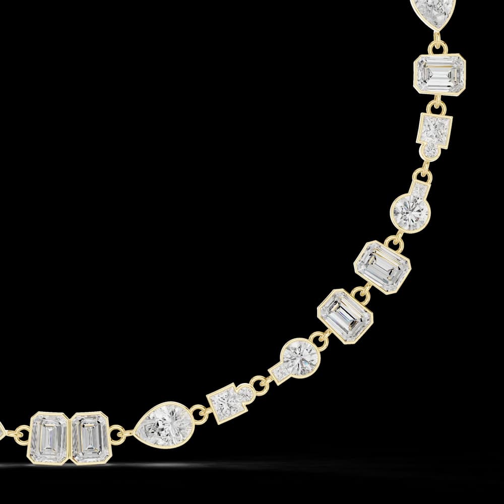 Glorious Emerald Princess Lab Grown Necklace - Image 6 Glorious Emerald Princess Lab Grown Necklace, view 6 of 6