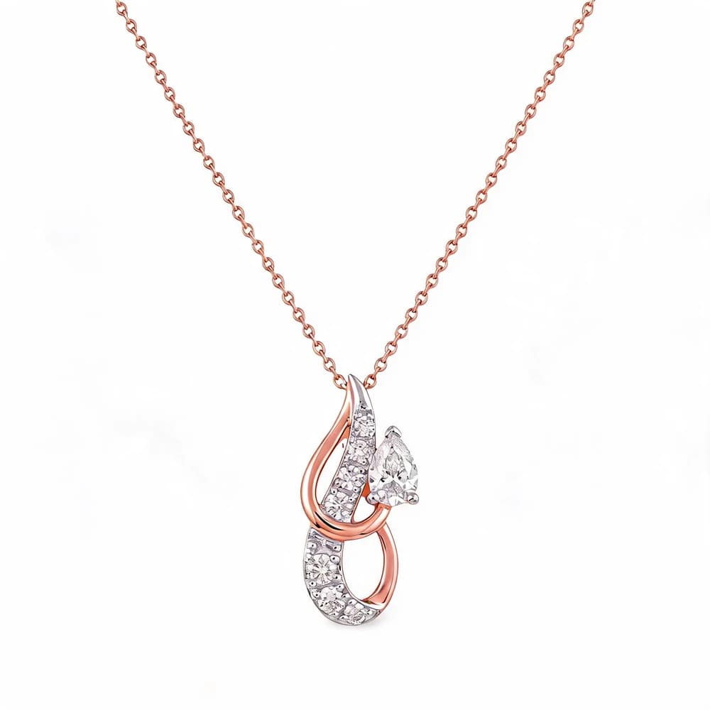 Glorious Filigree Medallion Lab Grown Diamond Pendant - Image 2 Glorious Filigree Medallion Lab Grown Diamond Pendant, view 2 of 5
