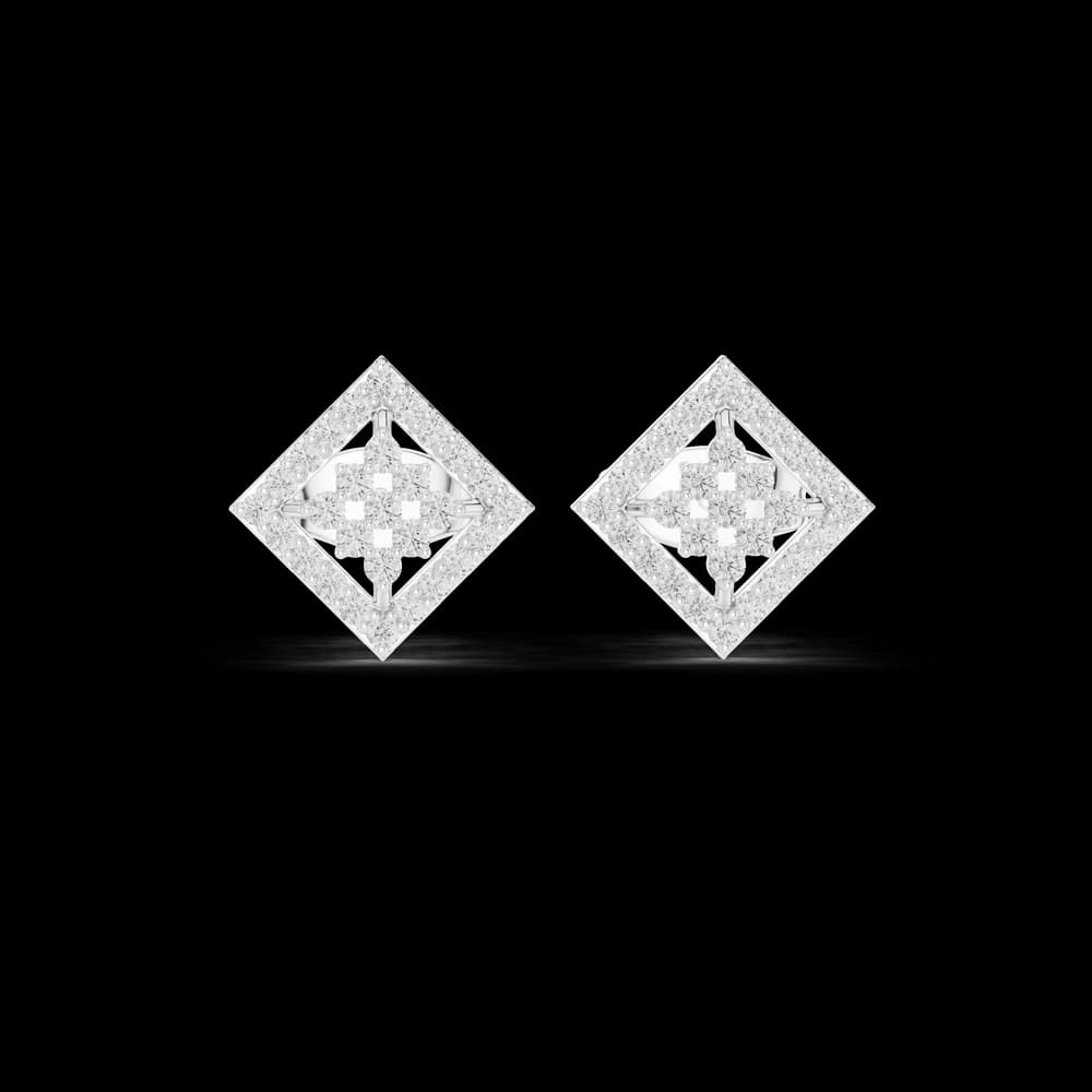 Golden Glow lab grown diamond earring design - Image 2 Golden Glow lab grown diamond earring design, view 2 of 6