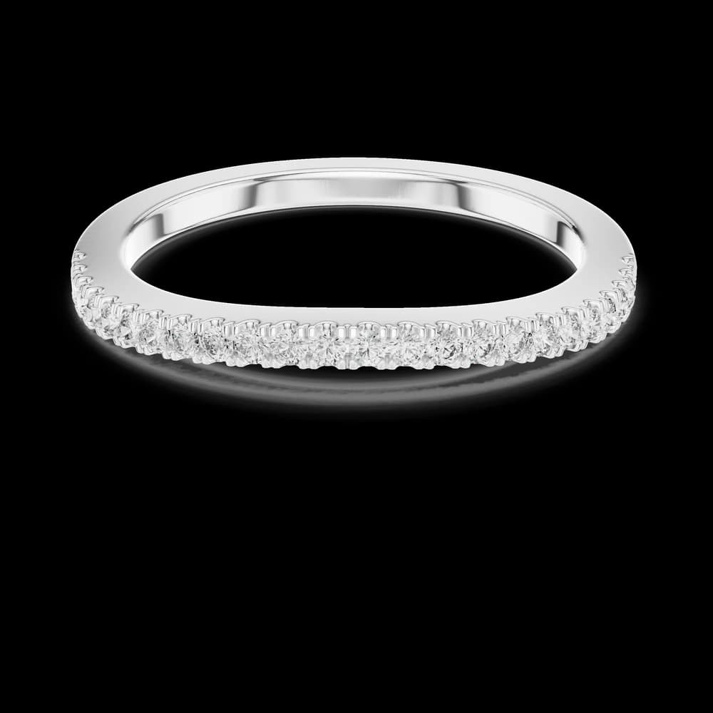 Graceful Round Lab grown diamond Ring - Image 2 Graceful Round Lab grown diamond Ring, view 2 of 5