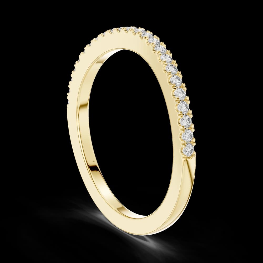 Graceful Round Lab grown diamond Ring - Image 4 Graceful Round Lab grown diamond Ring, view 4 of 5