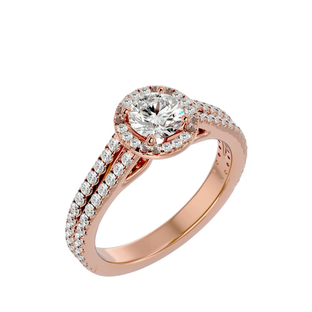 Handcrafted Lab Grown Diamond Ring with Elegant Detailing - Image 1 Handcrafted Lab Grown Diamond Ring with Elegant Detailing, view 1 of 4