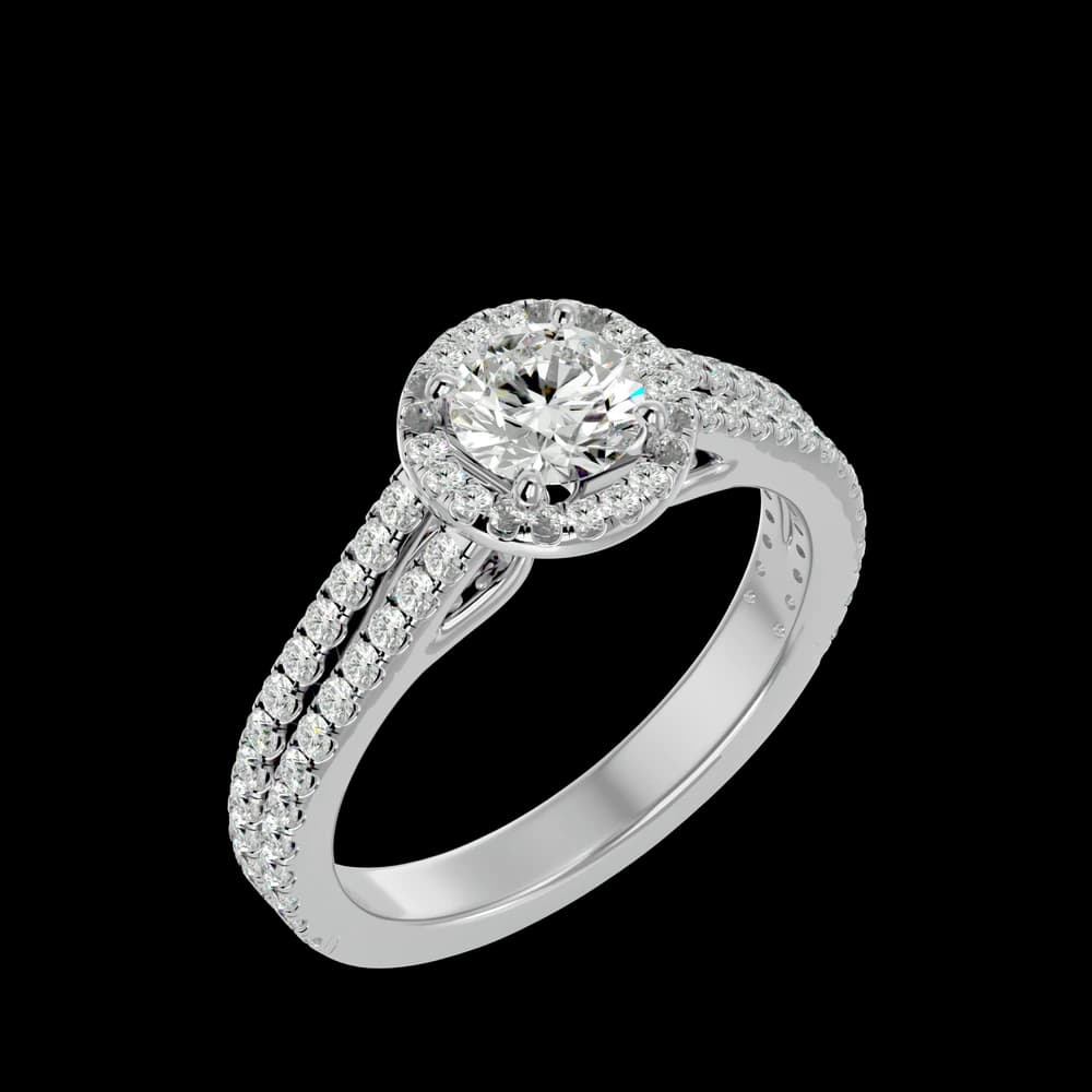 Handcrafted Lab Grown Diamond Ring with Elegant Detailing - Image 2 Handcrafted Lab Grown Diamond Ring with Elegant Detailing, view 2 of 4