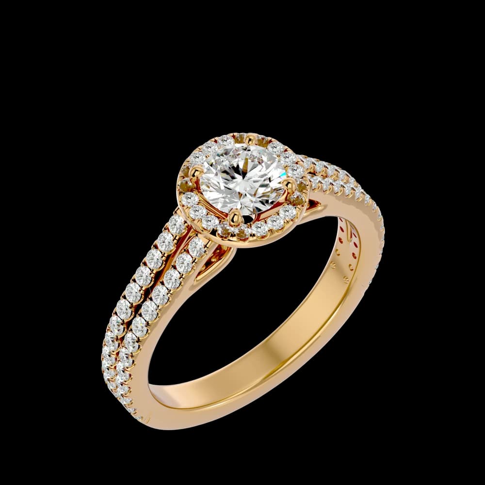 Handcrafted Lab Grown Diamond Ring with Elegant Detailing - Image 4 Handcrafted Lab Grown Diamond Ring with Elegant Detailing, view 4 of 4