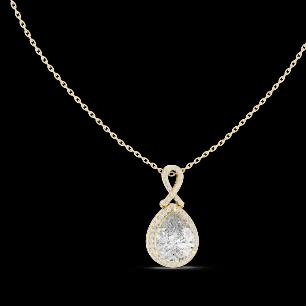 Happy Soul lab grown diamond pendant - Image 2 Happy Soul lab grown diamond pendant, view 2 of 3
