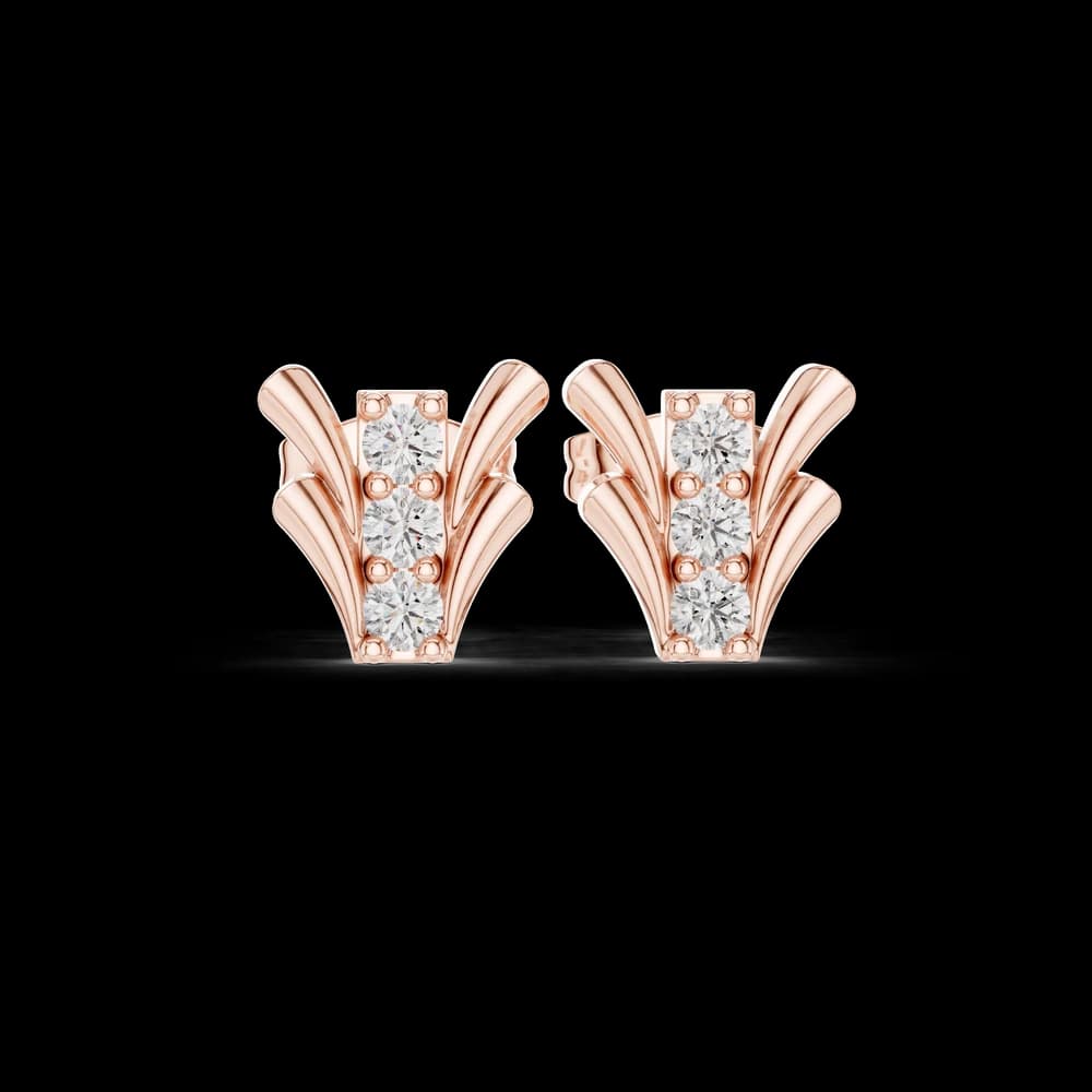 Happy Tear lab grown diamond earring design - Image 1 Happy Tear lab grown diamond earring design, view 1 of 6