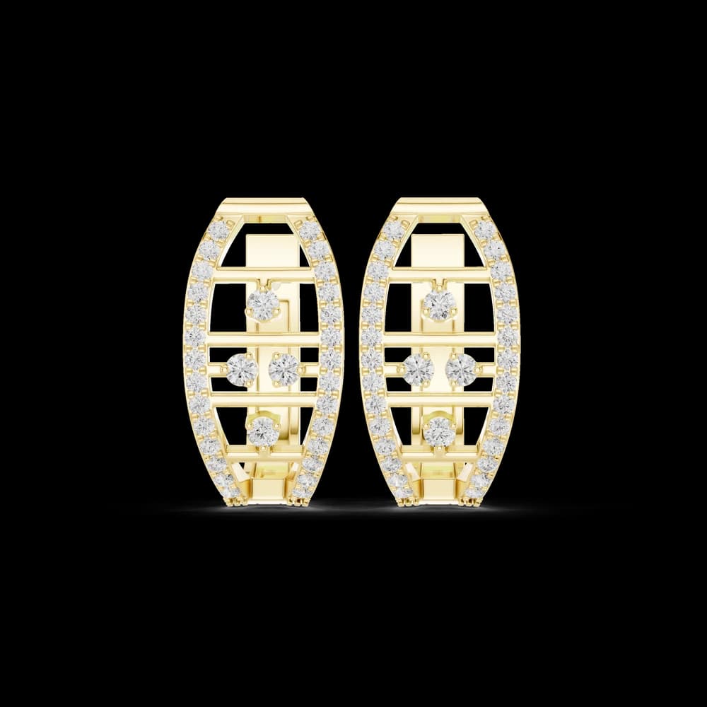 Harbor Light Lab Grown Diamond Earrings Dangles - Image 3 Harbor Light Lab Grown Diamond Earrings Dangles, view 3 of 6