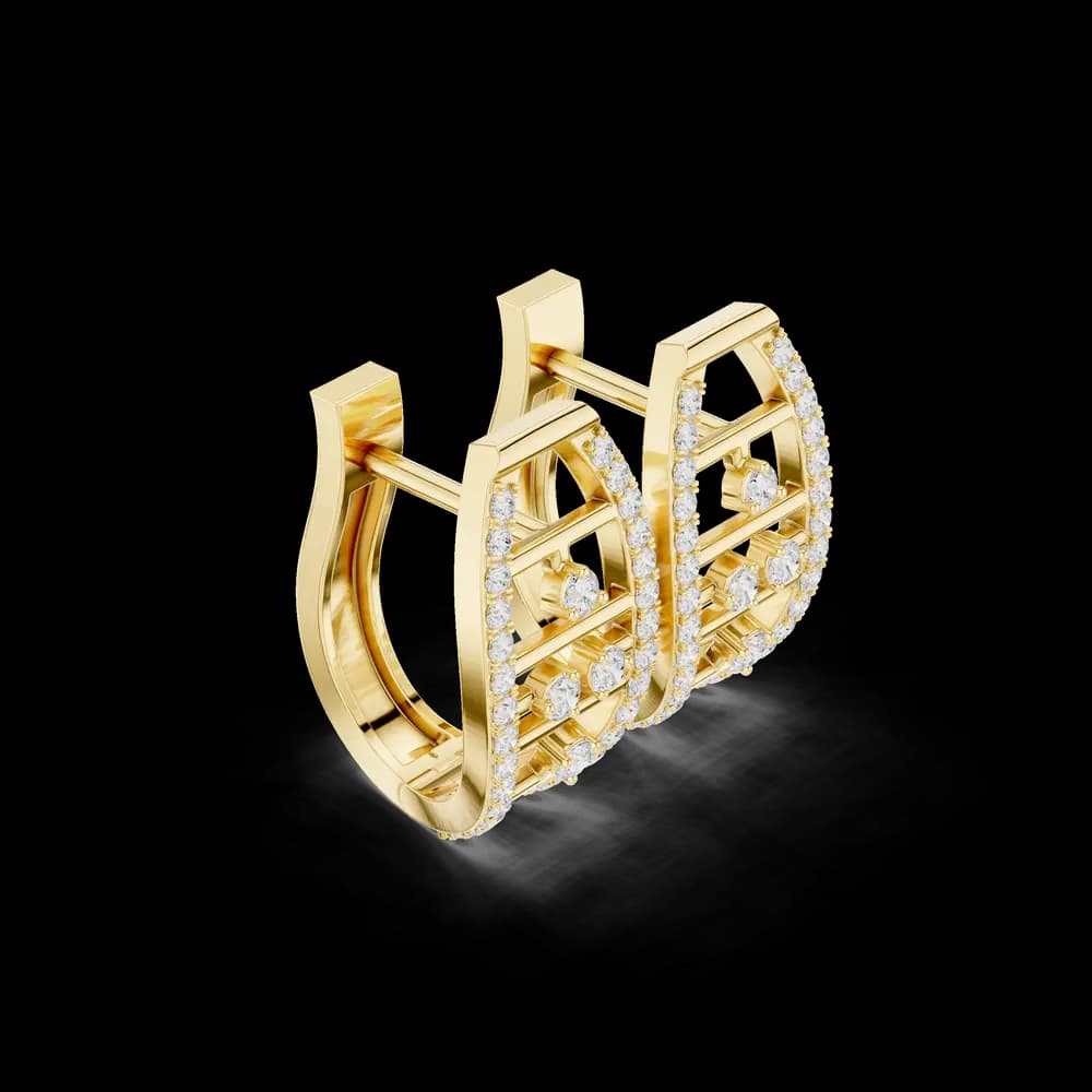 Harbor Light Lab Grown Diamond Earrings Dangles - Image 4 Harbor Light Lab Grown Diamond Earrings Dangles, view 4 of 6