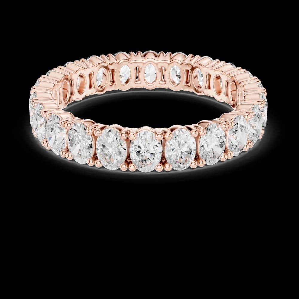 Oval Full Eternity Lab Grown Diamond Band - Image 1 Oval Full Eternity Lab Grown Diamond Band, view 1 of 6