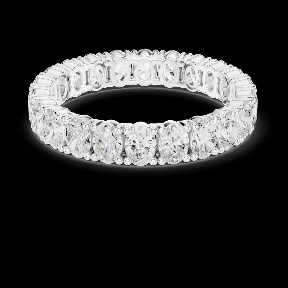 Oval Full Eternity Lab Grown Diamond Band - Image 2 Oval Full Eternity Lab Grown Diamond Band, view 2 of 6