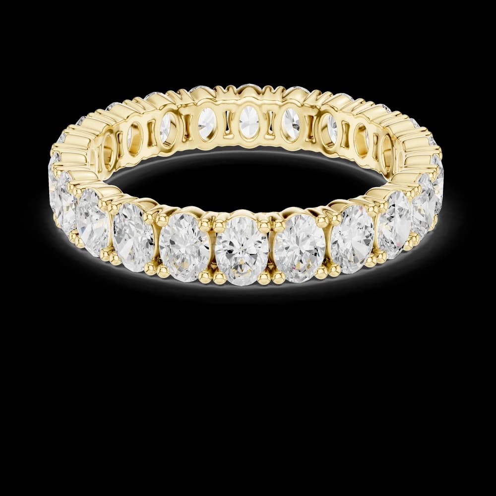 Oval Full Eternity Lab Grown Diamond Band - Image 3 Oval Full Eternity Lab Grown Diamond Band, view 3 of 6