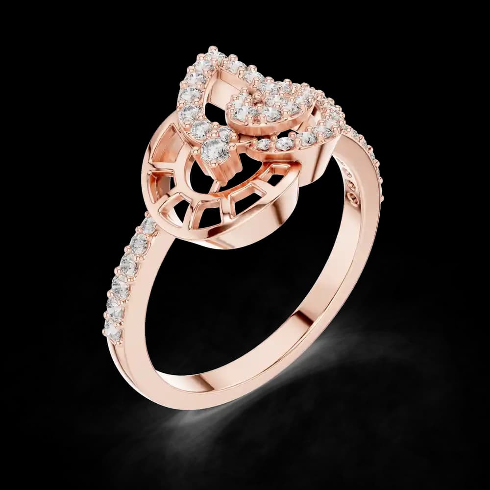 Heavenly Lab grown diamond ring piece - Image 1 Heavenly Lab grown diamond ring piece, view 1 of 1