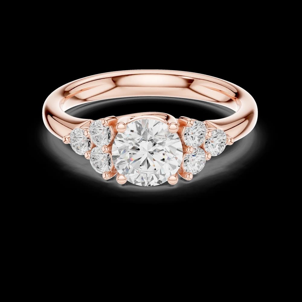 Helena East West Set Lab Grown Diamond Ring - Image 1 Helena East West Set Lab Grown Diamond Ring, view 1 of 6