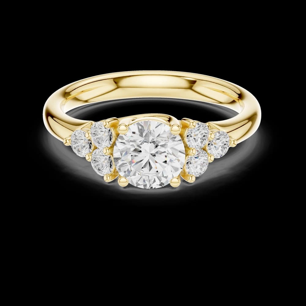 Helena East West Set Lab Grown Diamond Ring - Image 3 Helena East West Set Lab Grown Diamond Ring, view 3 of 6