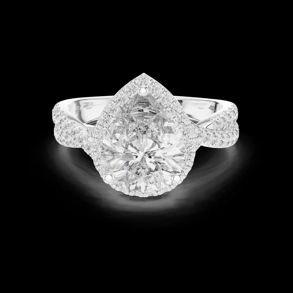 Heritage Crest Lab Grown Diamond Signet Ring - Image 2 Heritage Crest Lab Grown Diamond Signet Ring, view 2 of 6