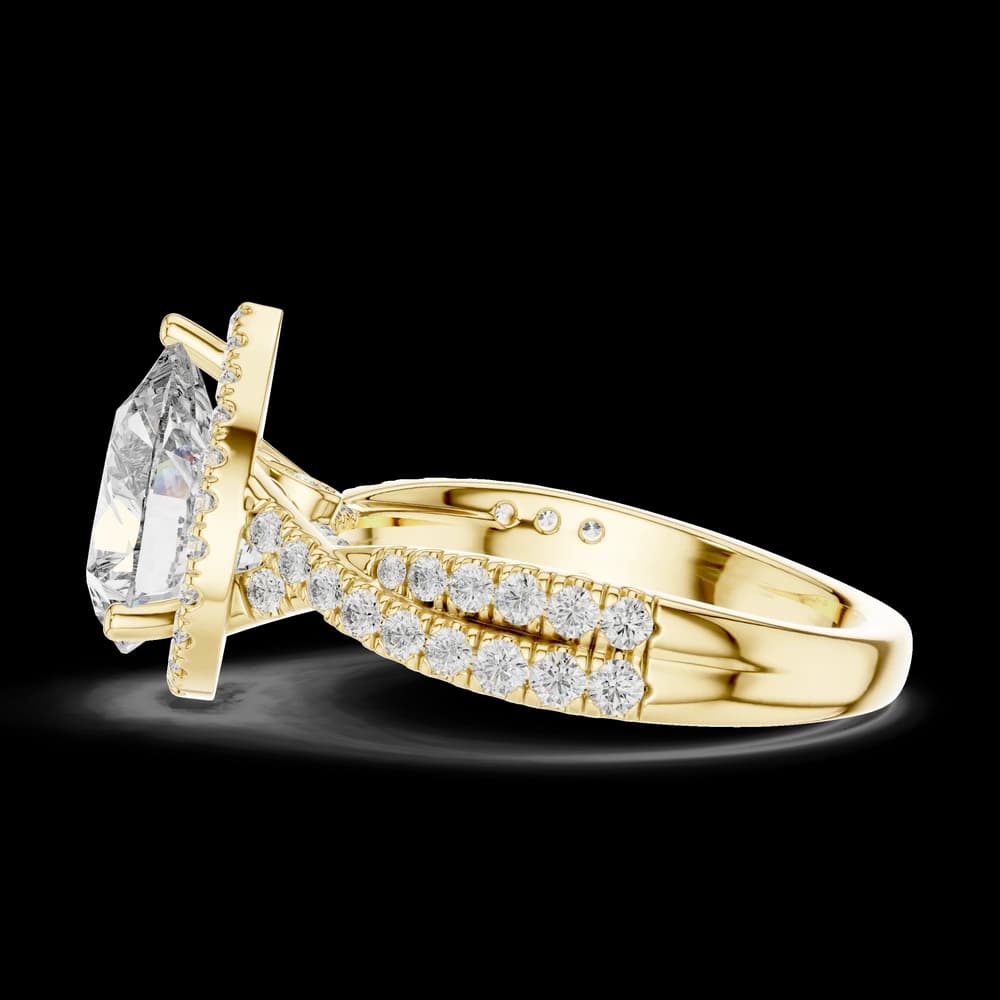 Heritage Crest Lab Grown Diamond Signet Ring - Image 6 Heritage Crest Lab Grown Diamond Signet Ring, view 6 of 6