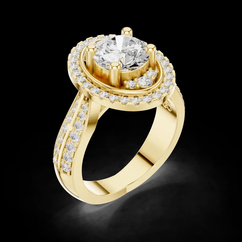 Hidden Crown Lab Grown Diamond Ring - Image 5 Hidden Crown Lab Grown Diamond Ring, view 5 of 5