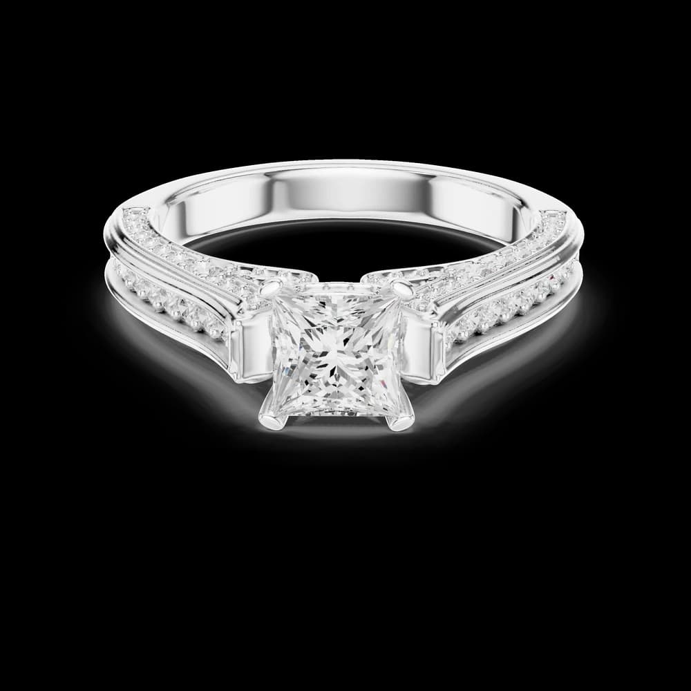 High Cloud Lab grown diamond Rings design - Image 2 High Cloud Lab grown diamond Rings design, view 2 of 6