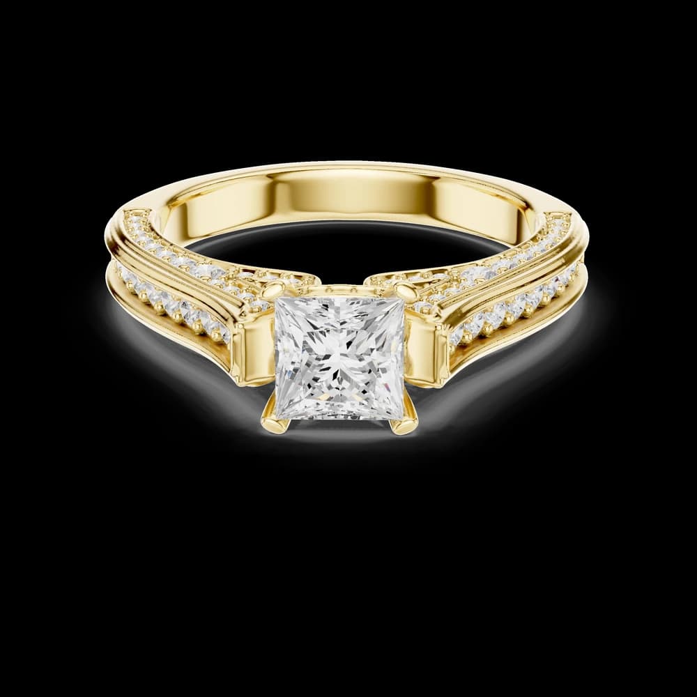 High Cloud Lab grown diamond Rings design - Image 3 High Cloud Lab grown diamond Rings design, view 3 of 6