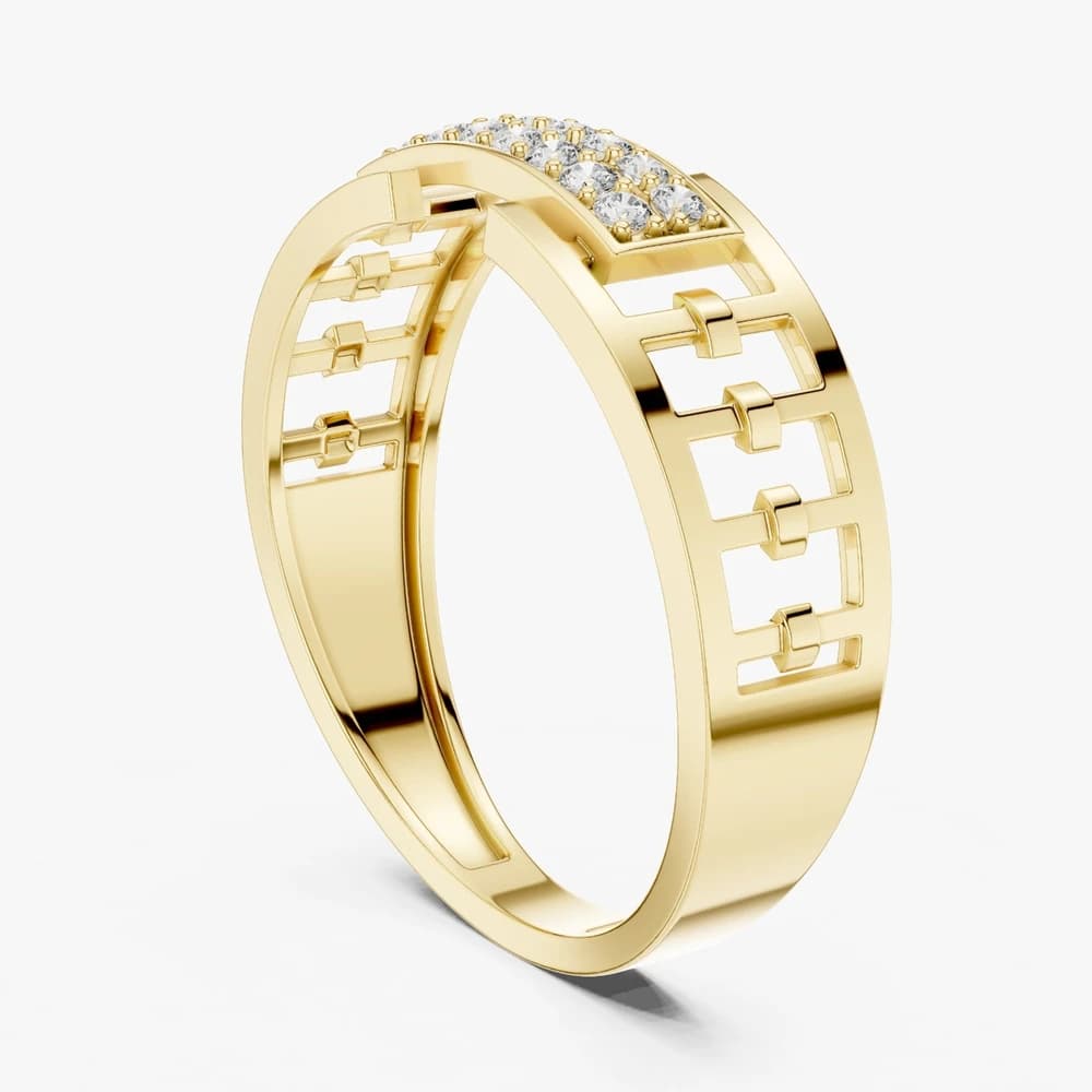 High-end Lab grown diamond ring band - Image 3 High-end Lab grown diamond ring band, view 3 of 6