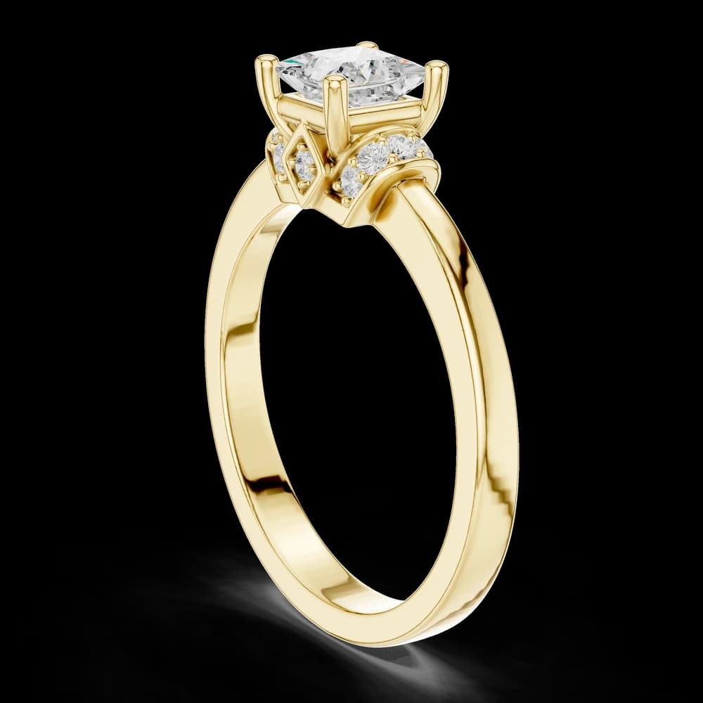 Horizon Halo Lab Grown Diamond Ring - Image 4 Horizon Halo Lab Grown Diamond Ring, view 4 of 6