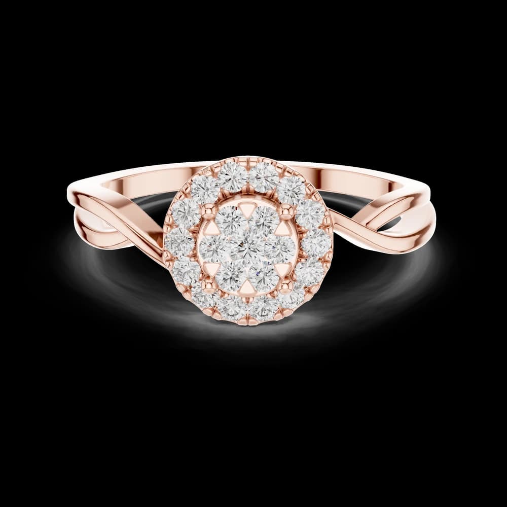 Horizon Line lab grown diamond ring - Image 1 Horizon Line lab grown diamond ring, view 1 of 6