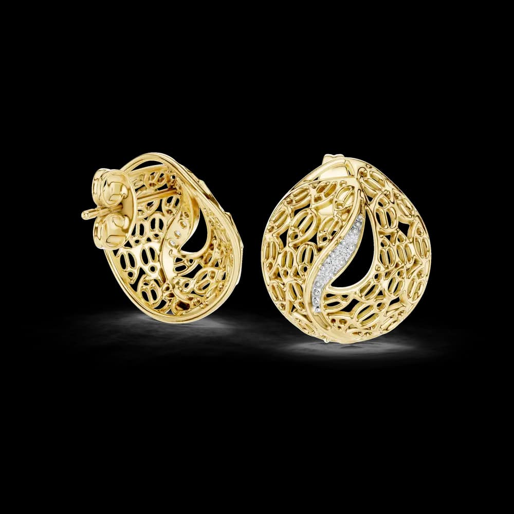 Hypnotic Lab grown diamond Earrings pair - Image 4 Hypnotic Lab grown diamond Earrings pair, view 4 of 6