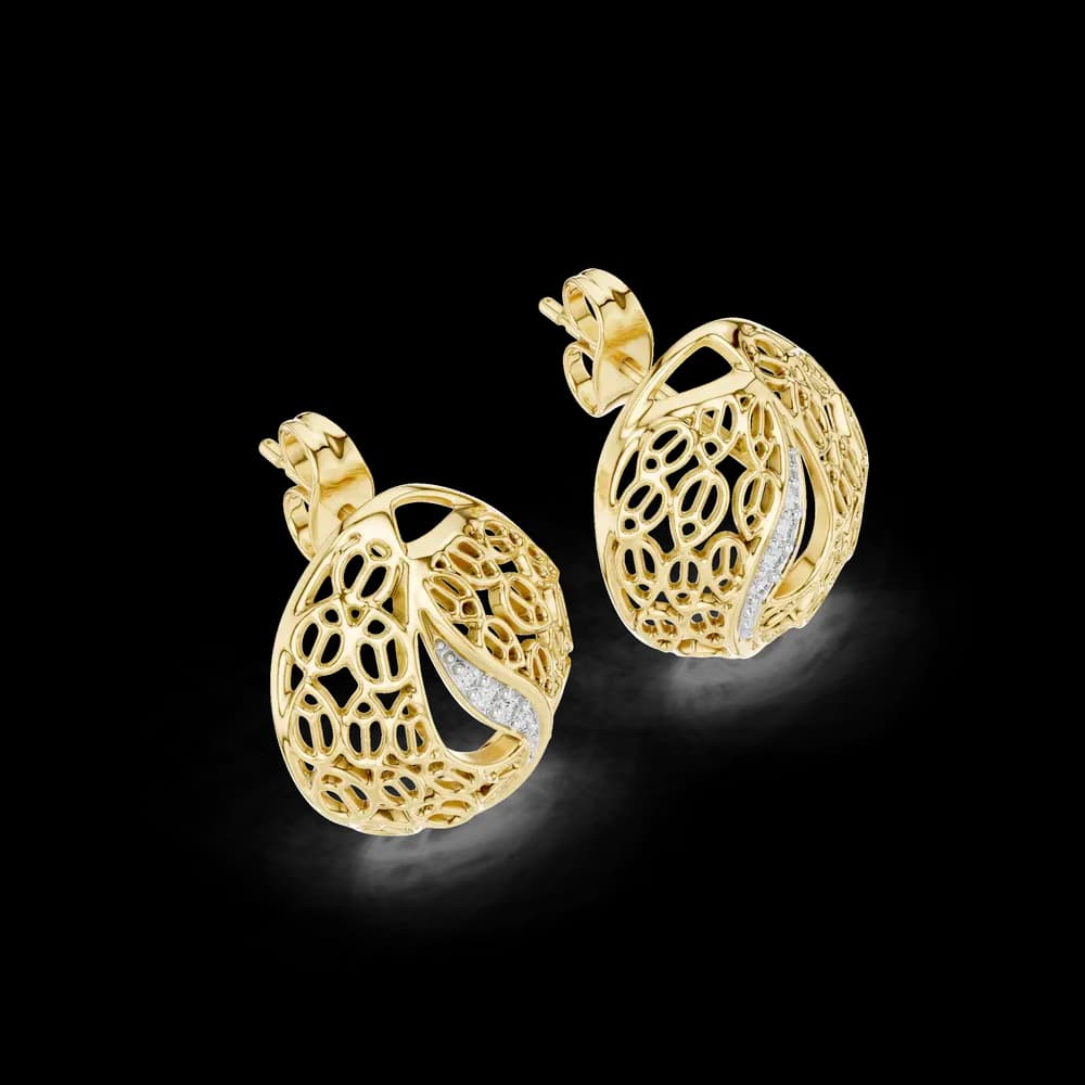 Hypnotic Lab grown diamond Earrings pair - Image 5 Hypnotic Lab grown diamond Earrings pair, view 5 of 6
