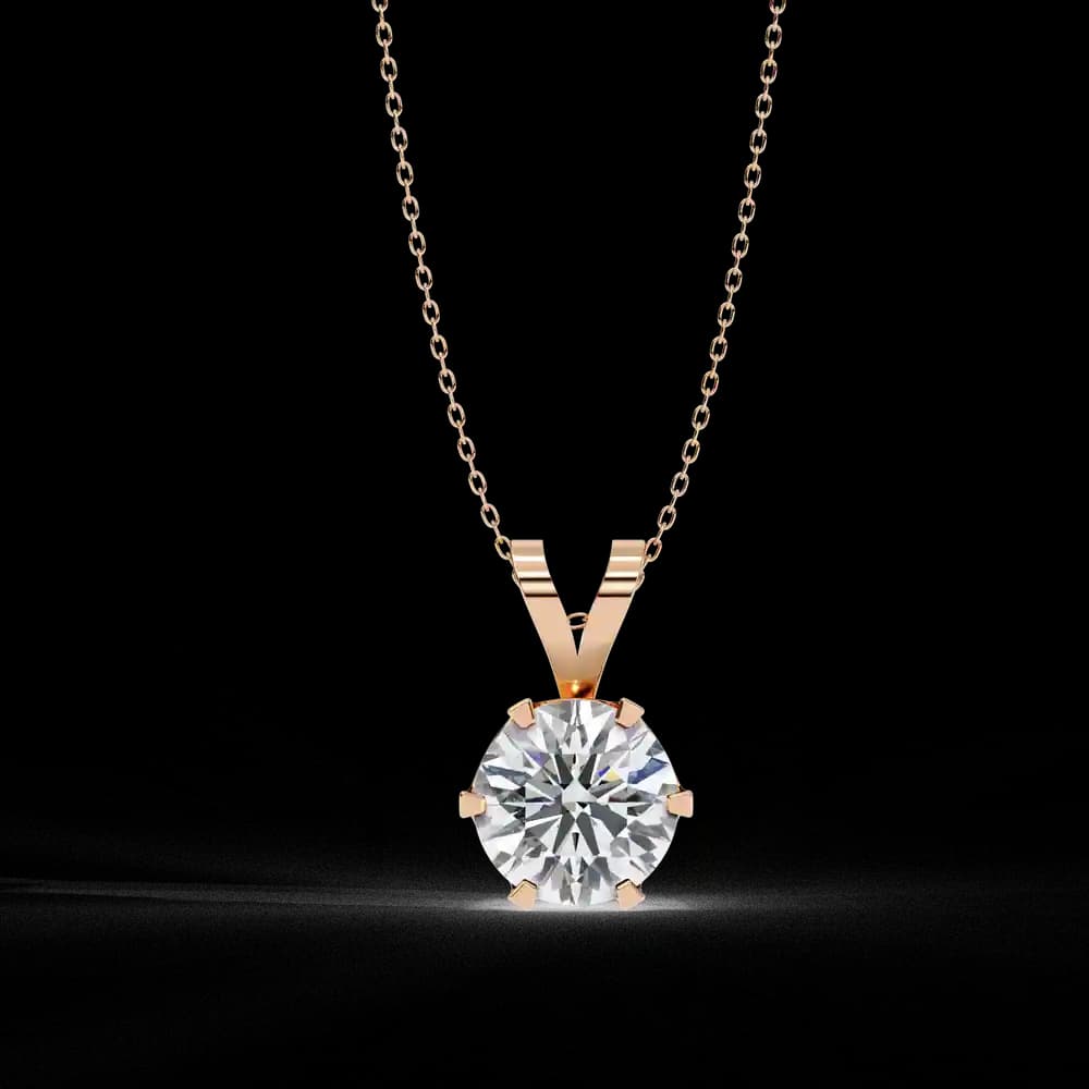 "I Made It" Solitaire Lab Grown Diamond Pendant - Image 1 "I Made It" Solitaire Lab Grown Diamond Pendant, view 1 of 16